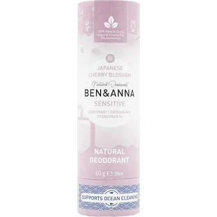 Дезодорант Ben & Anna Natural Soda Deodorant Papertube Дезодорант Papertube Japanese Cherry Blossom Sensitive Natural Deodorant Stick 60gr Без алюмінію