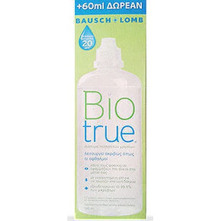 Розчин для контактних лінз Bausch & Lomb Biotrue 360 мл: ціни та характеристики