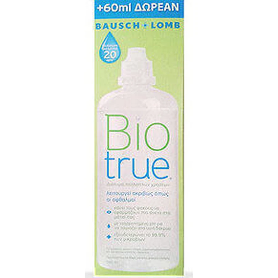 Розчин для контактних лінз Bausch & Lomb Biotrue 360 мл: ціни та характеристики