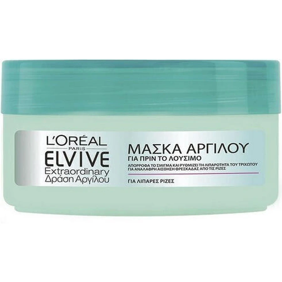 L'Oreal Paris Екстраординарна глиняна відновлююча маска для волосся 150 мл: ціни та характеристики