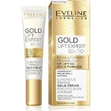 Eveline Gold Lift Expert Антивозрастной и тонизирующий крем против морщин для глаз и губ для зрелой кожи 15 мл