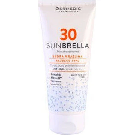 Сонцезахисний лосьйон для тіла Dermedic Sunbrella SPF30 200г: ціни та характеристики