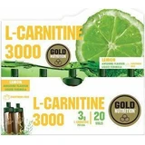Gold Nutrition L-Carnitine 3000 з карнітином 3000 мг зі смаком лимона 20 x 10 мл