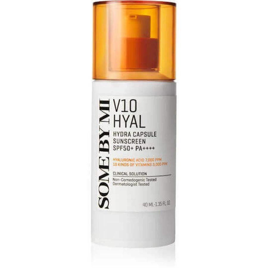 Сонцезахисний крем для обличчя Some By Mi V10 Hyal Гіал SPF50+ 40мл: ціни та характеристики