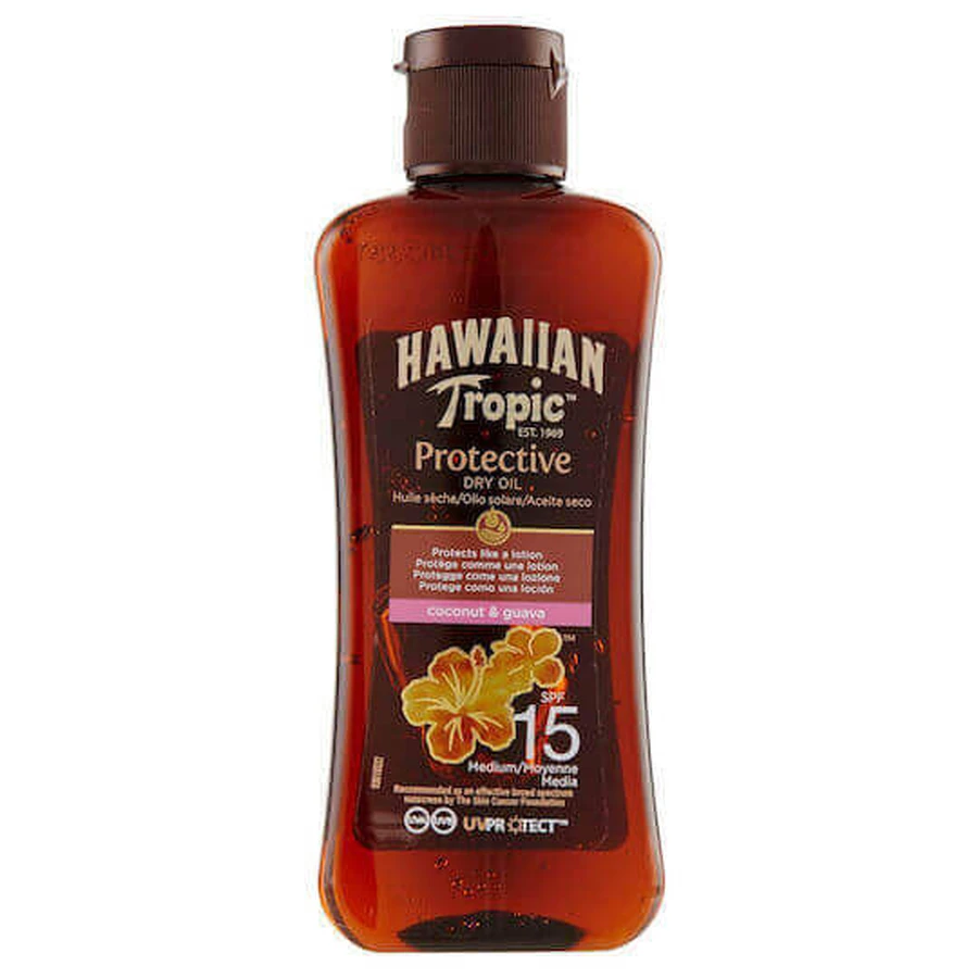 Hawaiian Tropic Hawaiian Tropic Oil Spray Dry Protective Sunscreen Body Products SPF15 in Spray 100ml: цены и характеристики