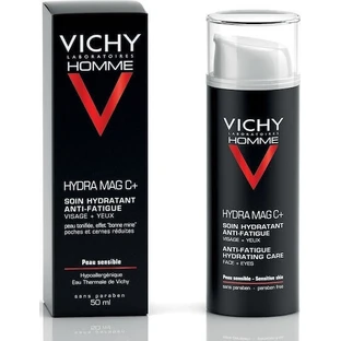 Зволожуючий гель для обличчя Vichy Homme Hydra Mag C+ для чоловіків з вітаміном С 24 години 50 мл