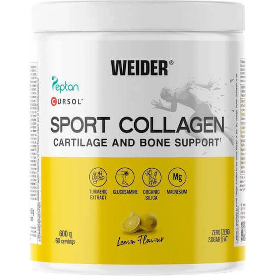 Weider Sport Колаген 280мг з гіалуроновою кислотою та вітаміном С 600гр Лимон: ціни та характеристики