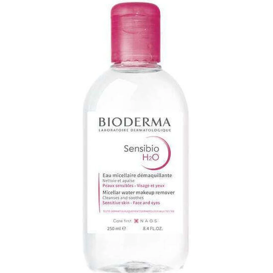 Міцелярна вода для зняття макіяжу з обличчя та очей BioDerma Sensibio H2o Міцелярна вода для зняття макіяжу обличчя та очей 250 мл: ціни та характеристики