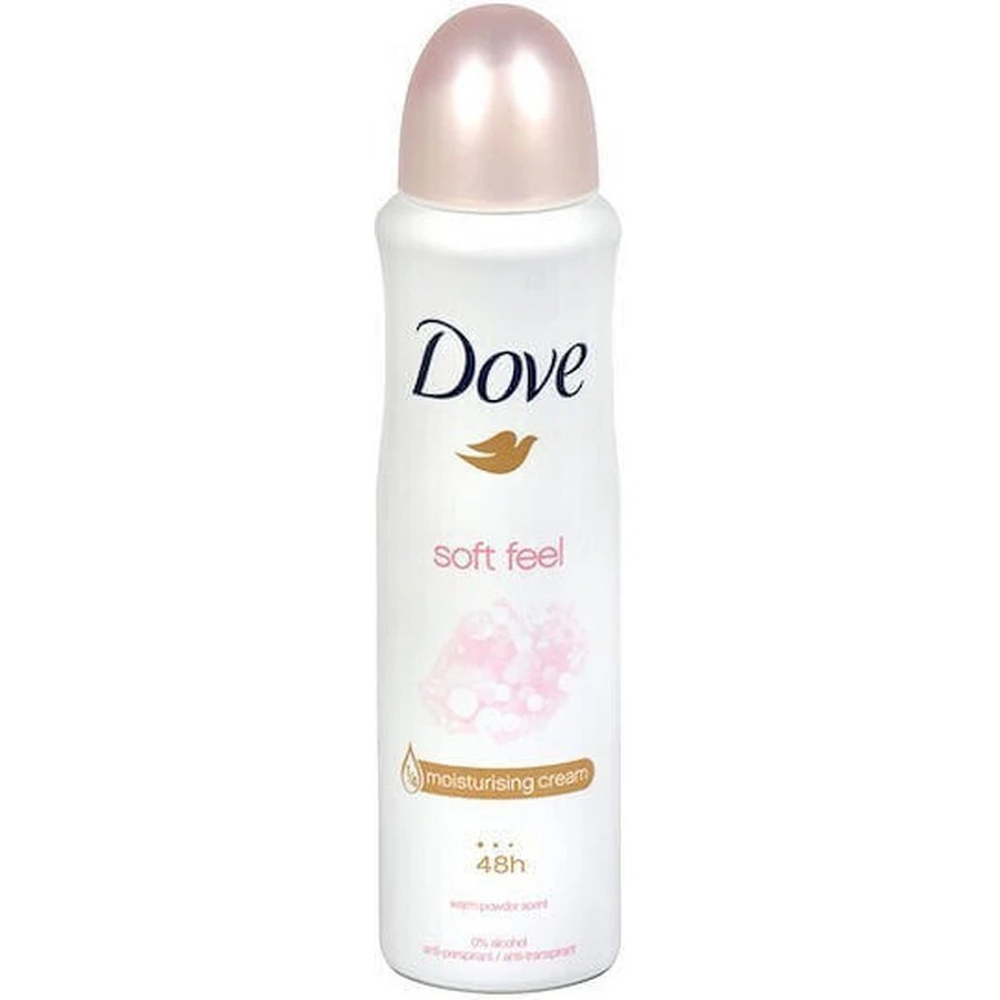 Дезодорант-спрей Dove Soft Feel 150 мл: ціни та характеристики