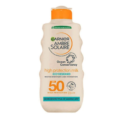 Garnier Ambre Solaire Ocean Protect Водостойкий антивозрастной крем для тела Защита от солнца (SPF) 50 200 мл: цены и характеристики