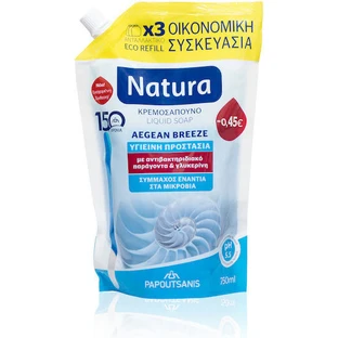 Мило-крем Papoutsanis Natura Aegean Breeze Refill Soap 750мл