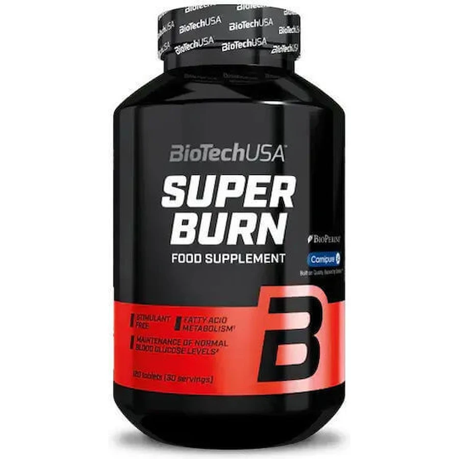 Biotech USA Super Burn з карнітином та зеленим чаєм Gust 120 таб.: ціни та характеристики