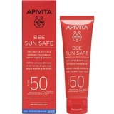 Apivita Bee Sun Safe Солнцезащитный крем для лица водостойкий SPF50 50 мл