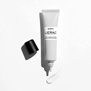Lierac Diopti Зволожуючий та антивіковий крем для шкіри навколо очей з гіалуроновою кислотою для чутливої шкіри 15мл