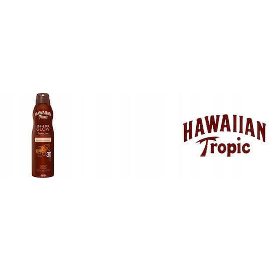 Hawaiian Tropic Island Glow Hawaiian Tropic Island Glow Водостойкое защитное масло для лица и тела с SPF30 в спрее 177 мл: цены и характеристики