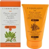 Крем для тіла L' Erbolario з морквою, кунжутом і ши для захисту від сонця SPF30 125 мл