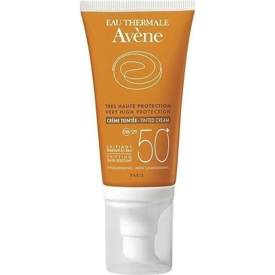 Eau Thermale Avène Colour Cream Водостойкий солнцезащитный крем для лица SPF50 с пигментом 50 мл: цены и характеристики