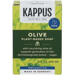 Kappus Naturals Органічне мило з оливковою олією 100 г, ніжний очищувальний брусок для сяючої шкіри