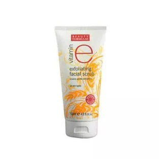 Beauty Formulas Відлущуючий скраб для обличчя з вітаміном Е 150 мл