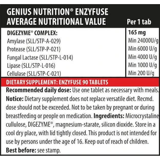 Genius Nutrition Enzyfuse 90 капс