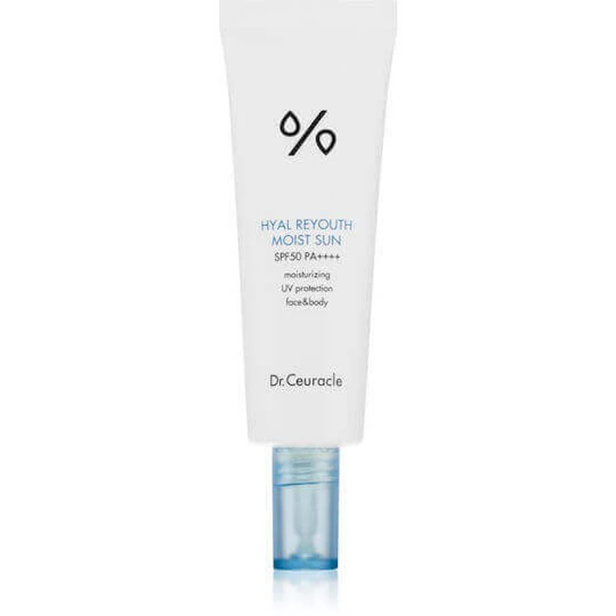 Сонцезахисний крем для обличчя Dr Ceuracle Hyal Reyouth SPF50 50 мл: ціни та характеристики
