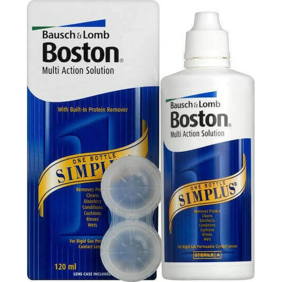 Розчин для контактних лінз Bausch & Lomb Simplus Multi Action Solution 120 мл: ціни та характеристики