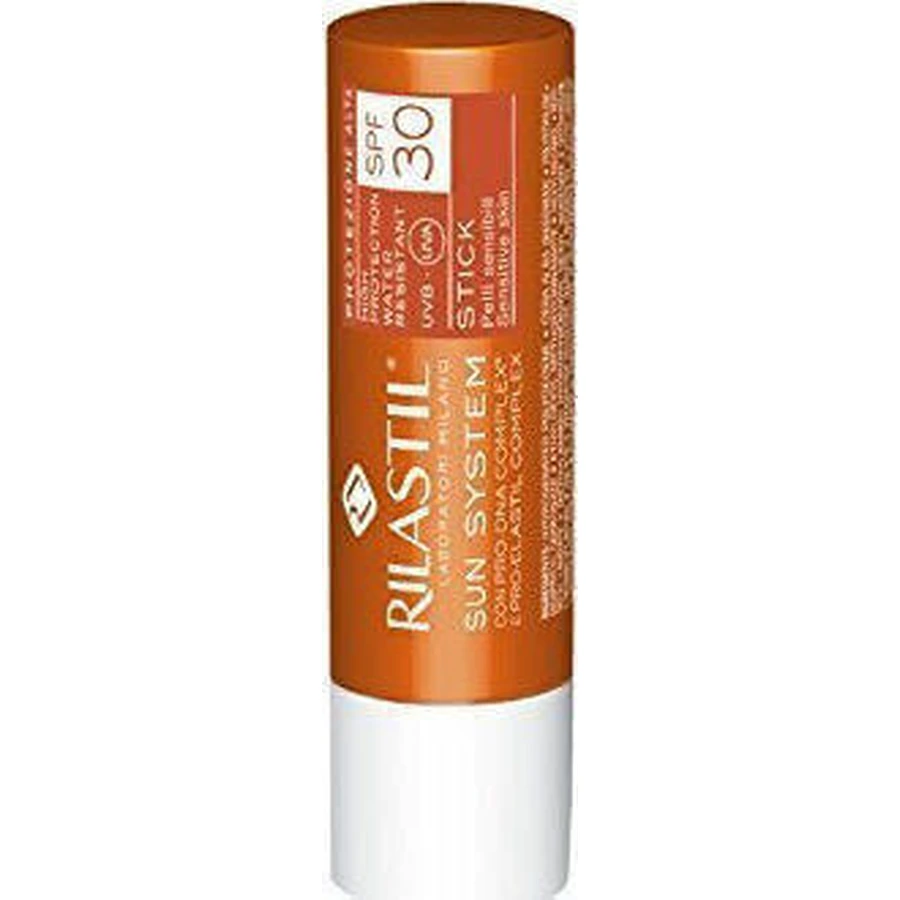 Rilastil Sun System Stick Сонцезахисна помада-стік для губ Захист від сонця (SPF)30 4,5 мл: ціни та характеристики
