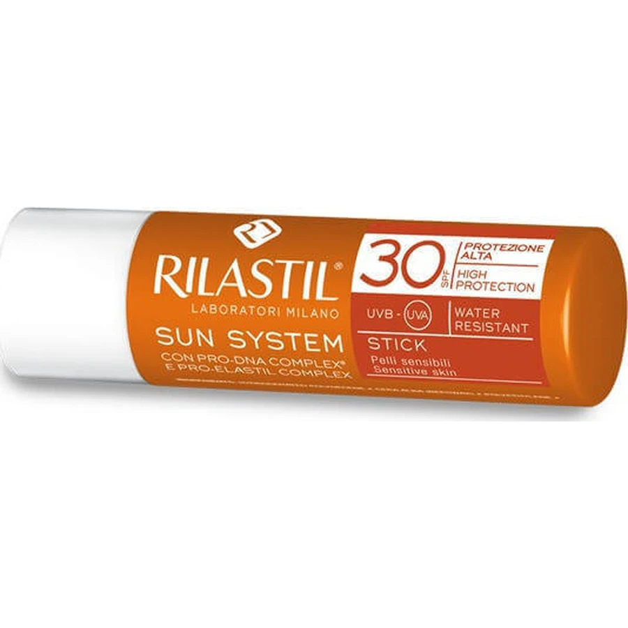Rilastil Sun System Stick Сонцезахисна помада-стік для губ Захист від сонця (SPF)30 4,5 мл: ціни та характеристики