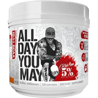 Rich Piana 5% Харчування на весь день Ви травень 10:1:1 BCAA 450гр Лимон Лайм
