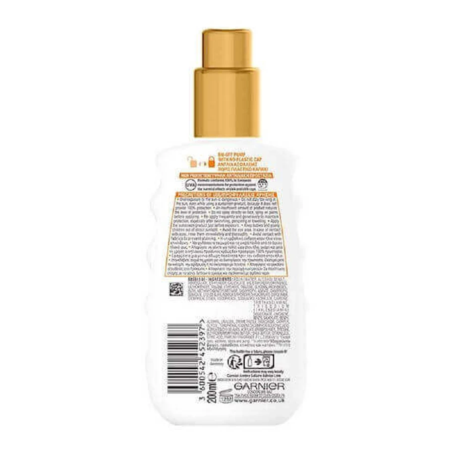 Garnier Ambre Solaire Idean Bronze Сонцезахисний крем для тіла SPF30 Спрей 200 мл: ціни та характеристики