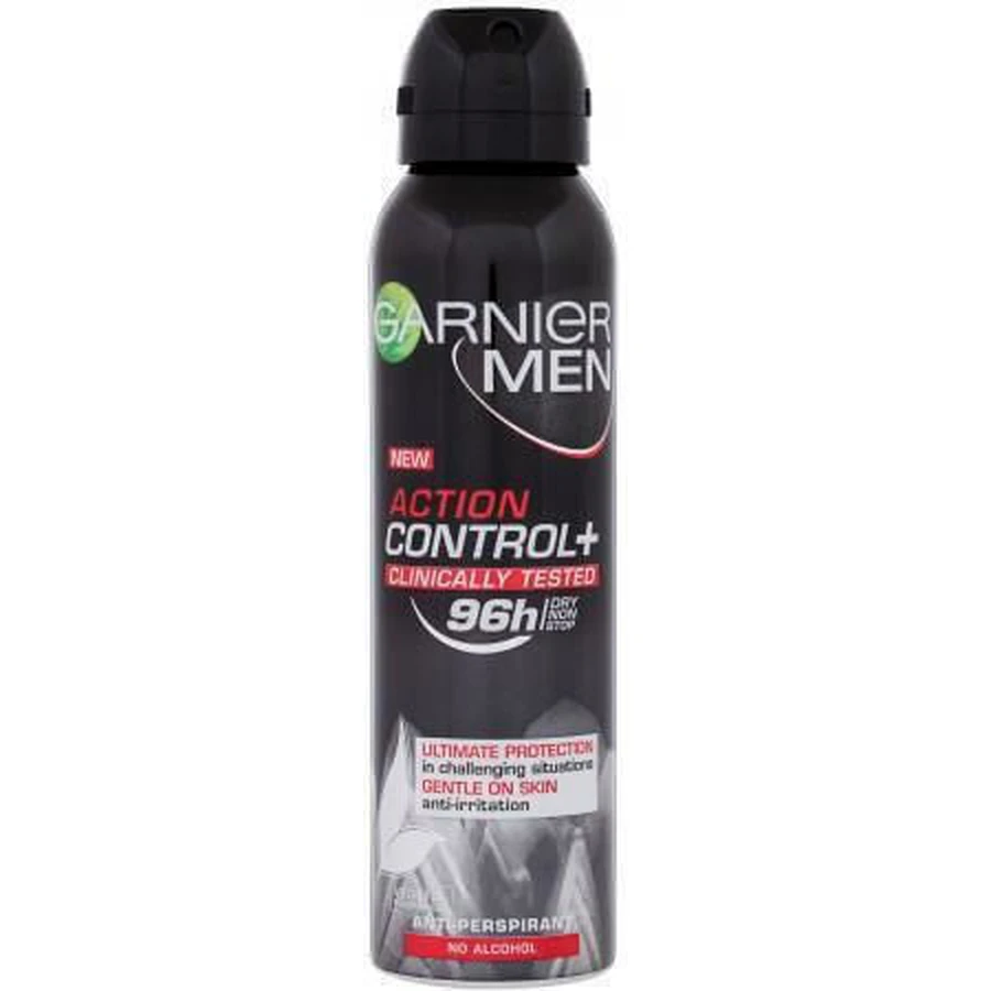 Garnier Men Mineral Action Control + Клінічно протестований дезодорант-спрей Garnier Men 96h Дезодорант-спрей 150 мл: ціни та характеристики