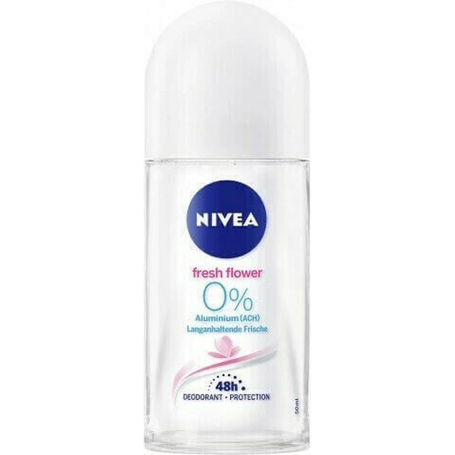 Дезодорант Nivea Fresh Flower 0% Aluminium (ACH) Дезодорант 48 годин Дезодорант 48 годин Дезодорант-спрей без алюмінію 50 мл: ціни та характеристики