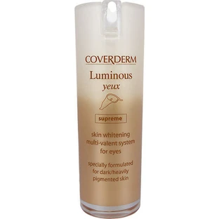 Зволожуючий крем для шкіри навколо очей Coverderm Luminous Supreme проти темних кіл 15 мл
