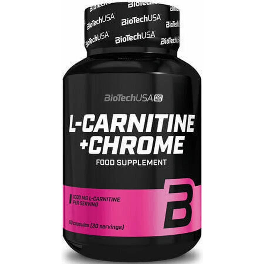Biotech USA L-Catnitine + Chromium with Carnitine 60 капс: цены и характеристики