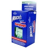 Беруші Mack's Soft Foam Earplugs Original SafeSound з пінопропілену 30 пар