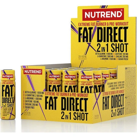 Nutrend Fat Direct 2 в 1 Шот зі смаком без ароматизаторів 60мл: ціни та характеристики