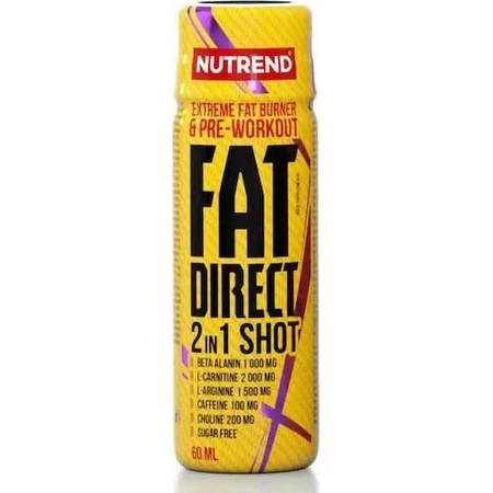 Nutrend Fat Direct 2 в 1 Шот зі смаком без ароматизаторів 60мл: ціни та характеристики