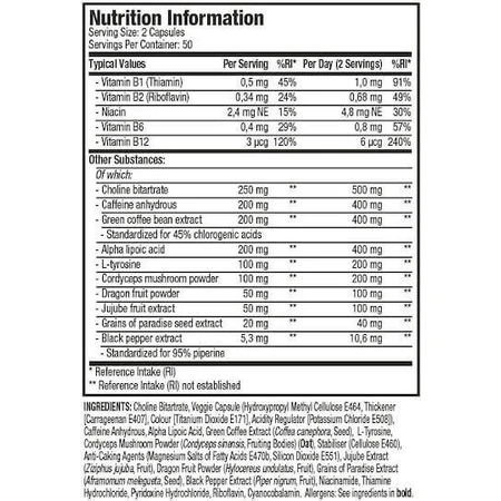 MuscleTech Hydroxycut Hardcore Super Elite 100 растительных капсул: цены и характеристики