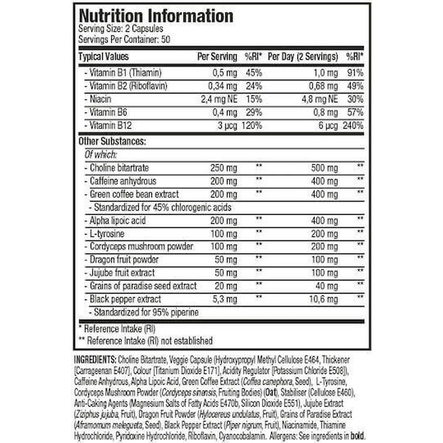 MuscleTech Hydroxycut Hardcore Super Elite 100 растительных капсул: цены и характеристики