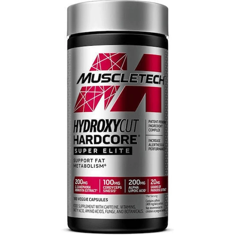 MuscleTech Hydroxycut Hardcore Super Elite 100 растительных капсул: цены и характеристики