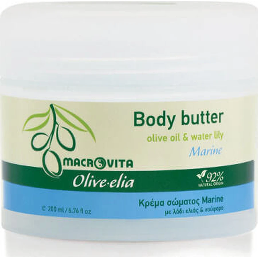 Macrovita Оливкова-Елія Морська зволожуюча олія для тіла для всіх типів шкіри 200мл: ціни та характеристики