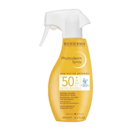 Bioderma Фотодерм Солнцезащитный спрей для лица и тела SPF50+ 300 мл: цены и характеристики
