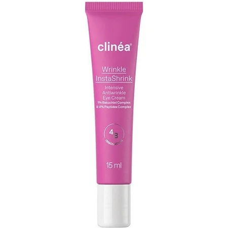 Антивіковий тонізуючий крем для шкіри навколо очей Clinea Wrinkle InstaShrink проти зморшок 15 мл: ціни та характеристики