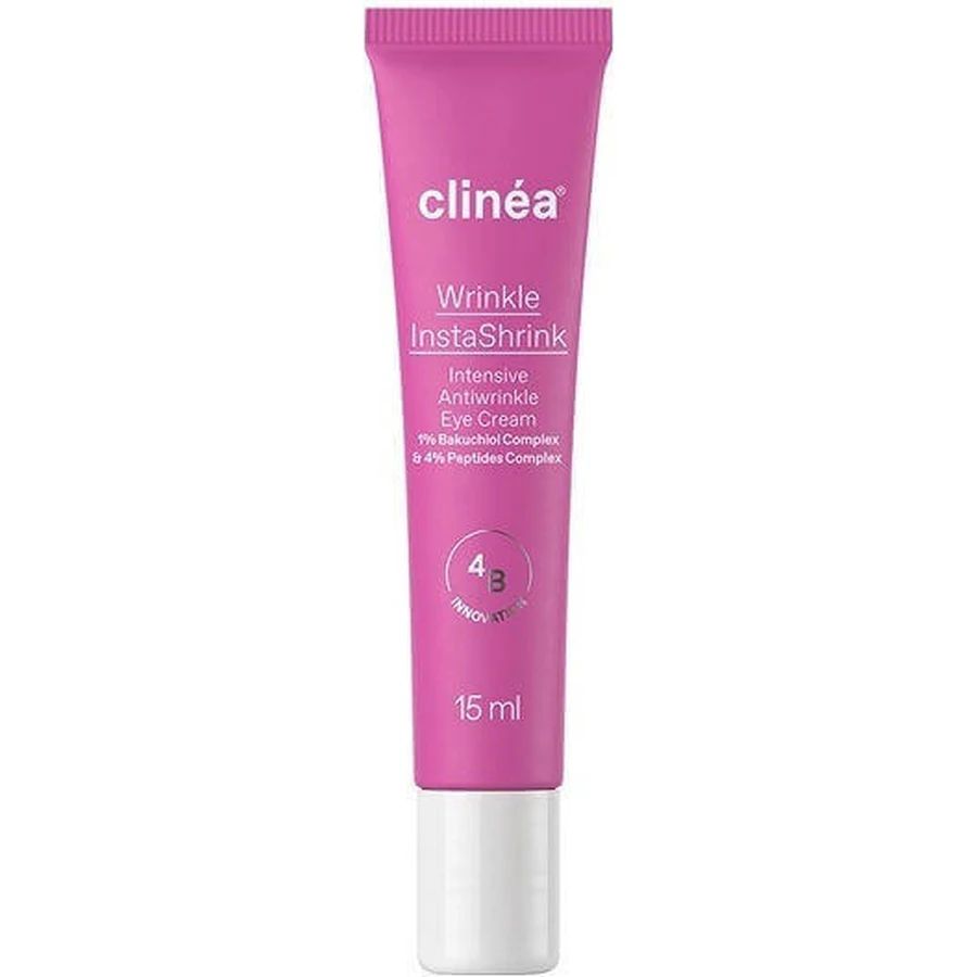 Антивіковий тонізуючий крем для шкіри навколо очей Clinea Wrinkle InstaShrink проти зморшок 15 мл: ціни та характеристики