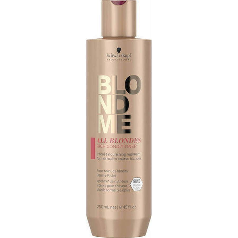 Schwarzkopf BlondMe All Blondes Багатий відновлювальний/живильний кондиціонер для фарбованого волосся 1000 мл: ціни та характеристики