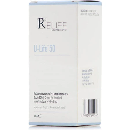 Relife U-Life 50 Регенерирующий крем для тела с мочевиной для сухой/очень сухой кожи 30 мл: цены и характеристики