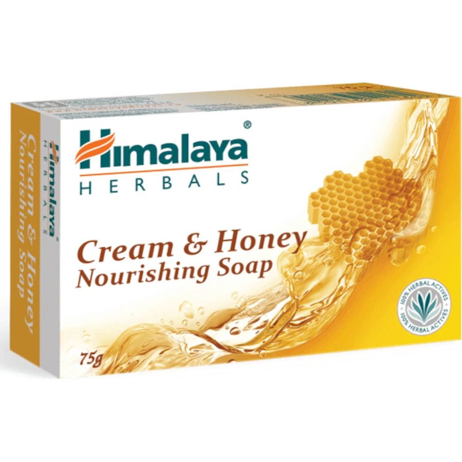 Мило для тіла Himalaya Wellness Nourishing Cream & Honey Soap брусок 75гр: ціни та характеристики