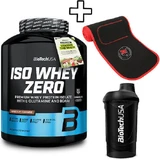 Biotech Usa Usa Iso Whey Zero 1816g Salted Caramel & Katerelos Fitness Sweat Weight Loss Belt 130cm X 26.50cm X 5mm One Size & Biotech Usa Usa Wave Shaker 600ml Black-smoking Customised Package