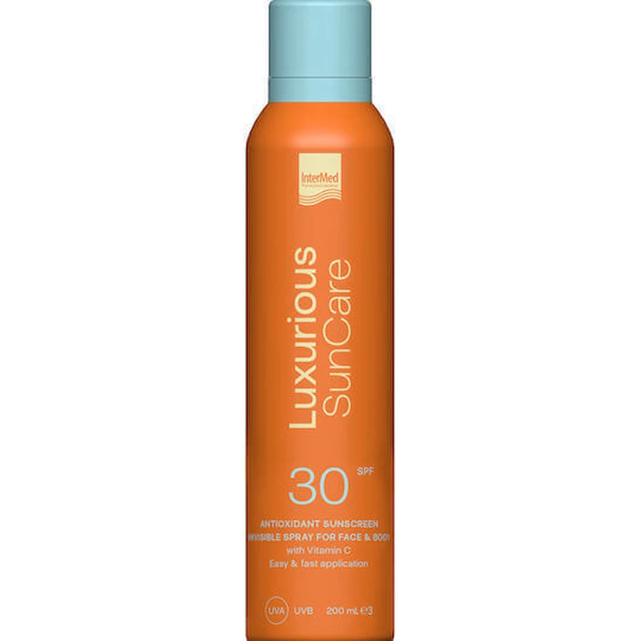 InterMed Роскошный солнцезащитный крем для тела SPF30 спрей 200 мл: цены и характеристики