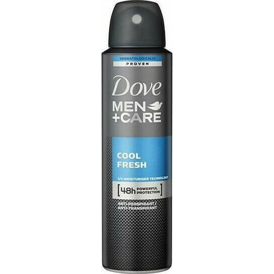 Dove Men+Care Cool Cool Fresh Антиперспирант и дезодорант-антиперспирант 48ч Дезодорант-спрей 150мл: цены и характеристики